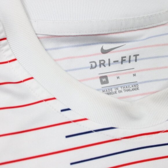 Nike x Paris Saint-Germain Shirt Mens Medium White PSG Pre-Match Training Jersey - Picture 7 of 14